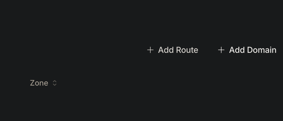点击 Add Domain